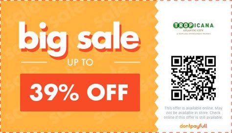 Tropicana AC Promo Code .